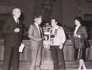 ITALY - Rome 1- MH - Tom is received by Carlo Campano, City Hall, Rome