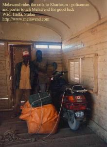 SUDAN Wadi Halfa, Sudan - Melawend rides the rails to Khartoum 2